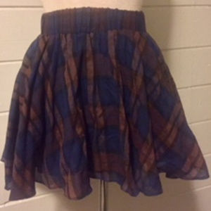 🎉Sold🎉Vasia by Ulla Johnson Plaid Lined Skirt XS